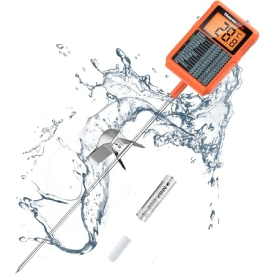 Bild av ThermoPro TP510 Kötttermometer grilltermometer med 20 cm lång sond sockertermometer krukklämma stektermometer digital vattentät kökstermometer för vätska olja mjölk choklad