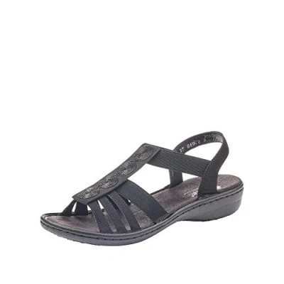 Bild av Rieker dam vår/sommar 60870 sandaler, svart, 40 EU