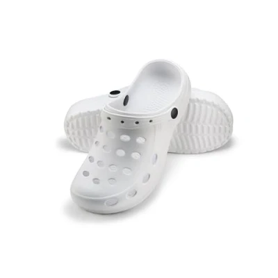 Bild av ESTRO Trädgårdsskor Herr Trädgårdstofflorr Dam Unisex Trädgård Tofflor Clogs Gummi Lätta Sommar A02 (38, Vit)