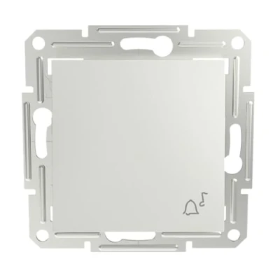 Bild av Schneider Electric Asfora EPH0870121D tryckknapp infälld ringsymbol 10 A 250 V AC, terminaler, vit