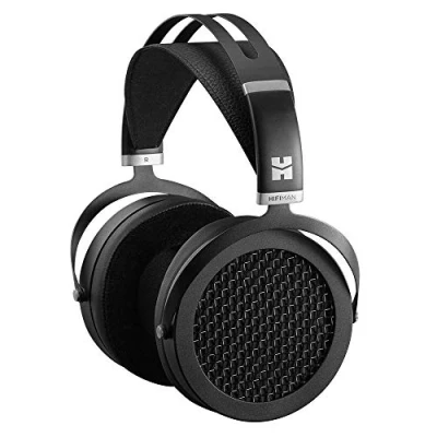 Bild av Hifiman Sundara plana magnetiska hörlurar med hög trovärdighet design lätt att driva lämplig för iPhone/Android, bekvämt headset öppet byta ut kabel svart