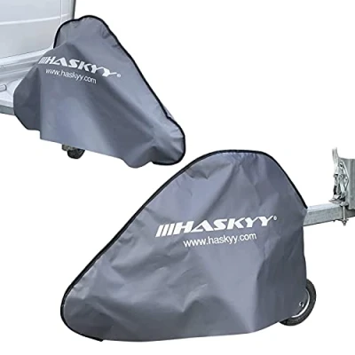 Bild av HASKYY dragstångsskydd I 90 x 60 cm vattentät för släpvagn lastbilspresenning universellt dragkrok skydd