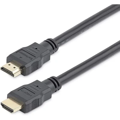 Bild av StarTech.com HDMI kabel med hög hastighet Ultra HD 4k x 2k till M/M 1,4 ljud/video guldpläterad 10 ft/3 m Svart