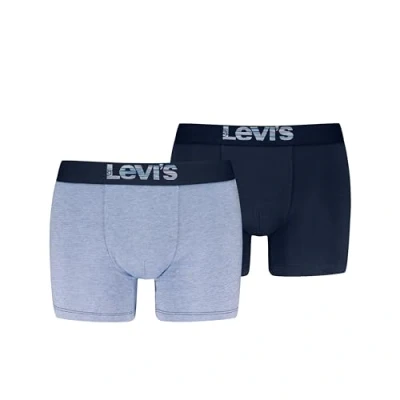 Bild av Levi&#039;s MEN Optical Illusion Brief 2 PACK Underkläder, Storlek: Small, Blue combo