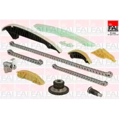 Bild av FAI AutoParts TCK212NG Jeu de distribution à chaînes sans joints, avec roues dentées Simplex, chaîne faible bruit AUDI: A3 3/5 portes, A5 B8 Coupe