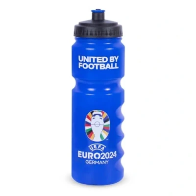 Bild av Hy Pro Euro 2024 750 ml plastflaska, officiellt licenserad, 0,75 l, återanvändbart, utdragbart munstycke, lätt, sportflaska, BPA fri