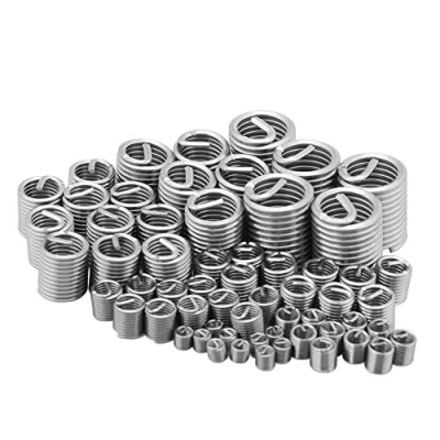 Bild av Trådbundet typ Helicoil M3 M4 M5 M6 M8 M10 M12, sortiment av metalltrådsreparationsinsatser i rostfritt stål