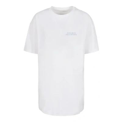 Bild av Mister Tee Numbers Boyfriend Tshirt med print, Storlek: Large, White