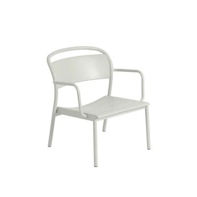 Bild av Muuto Linear Steel Lounge Armchair Trädgårdsstol Grey H75,4 x D68,4 cm
