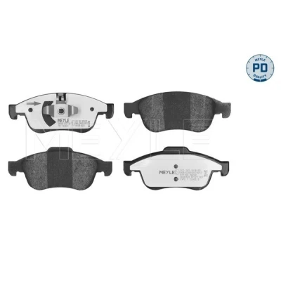 Bild av MEYLE 025 249 1418/PD Jeu de plaquettes frein PD Quality Essieu avant non préparé pour indicateur d&#039;usure avec tôle anti bruit