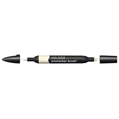 Bild av Winsor &amp; Newton 0204372 penselmärkpennor (för ritningar, kalligrafi, design och layouter, randfri ritning med kil penselspets) champagne