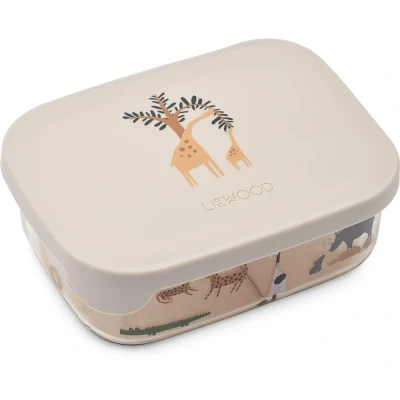Bild av Liewood Arthur Lunch BOX Unisex Matlåda för barn, Storlek: One Size, All together/sandy