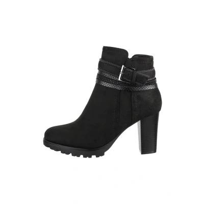 Bild av Elara Ladies Ankle Boot Chunkyrayan 2018 C292 1 Black 38