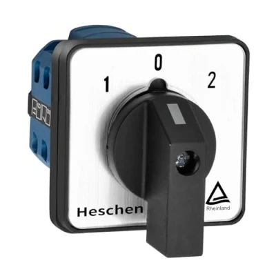 Bild av Heschen Universal kamströmbrytare, roterande brytare, växelbrytare SZW26 20/D303,3, 660 V, 20 A, 3 positioner, faser, 12 klämmor, CE