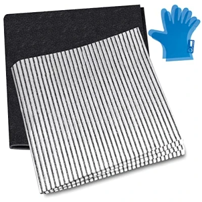 Bild av Spares2go Stort universellt köksfläkt fettfilter för sugfläktar, (2 x filter, kan skäras till, 100 cm)