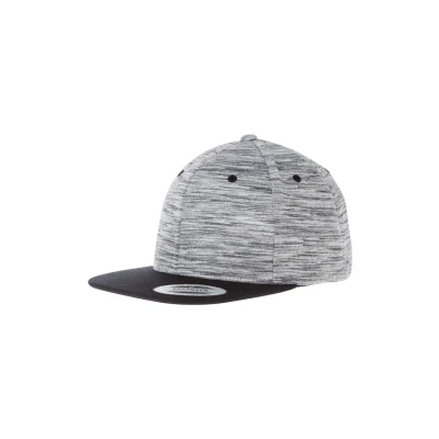 Bild av Flexfit mössa ränder melange krona snapback, blk/Gry, one size