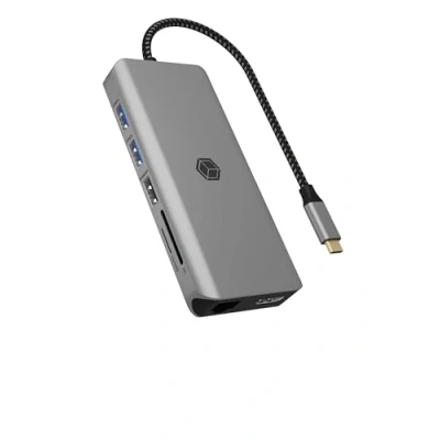 Bild av ICY BOX IB DK4061 CPD docking station USB C 3.2 Gen 1 2 x HDMI 1GbE