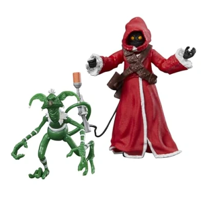 Bild av Star Wars The Black Series Jawa &amp; Salacious B. Crumb (Holiday Edition), 6 tums actionfigurer, åldrarna 4 och uppåt