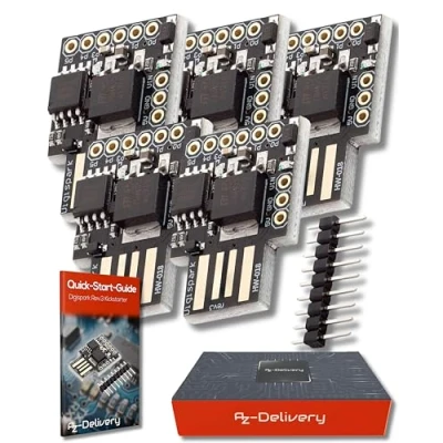 Bild av AZDelivery 5 x Digispark Rev.3 Kickstarter med ATTiny85 och USB kompatibel Arduino inklusive en E Book!
