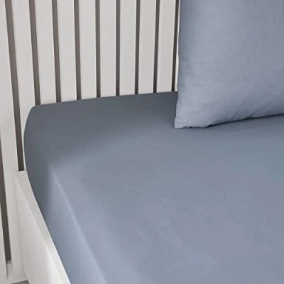 Bild av TODAY Essential monterat ark, 140 x 190 cm, 2 personer, 100% bomull, denim