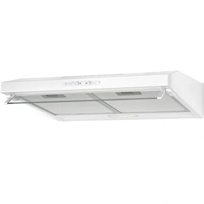 Bild av Bomann® köksfläkt 60 cm understruktur luftcirkulation och frånluft inkl. fästmaterial filter 3 steg 205 m3/h 71 dB fläktkåpa DU 623.3 vit