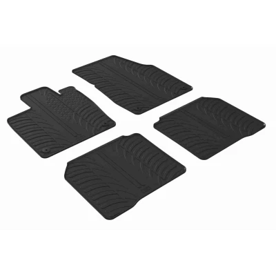 Bild av VAICO V10 9587 Ensemble de tapis sol Caoutchouc avant et arrière noir