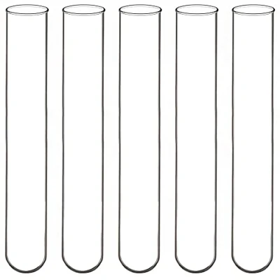 Bild av Labasics 50 Pack Borosilikatglas Provrör med Rund Botten, 12 mm OD X 75 Längd (Pack om 50)