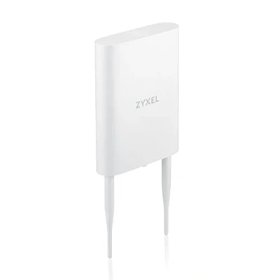 Bild av ZYXEL True WiFi 6 AX1800 Outdoor AP (802.11ax Dual Band), WLAN för små företag med smart nät, skydd enligt IP55, PoE injektor ingår, Nebulosapp/moln eller fristående [NWA55AXE