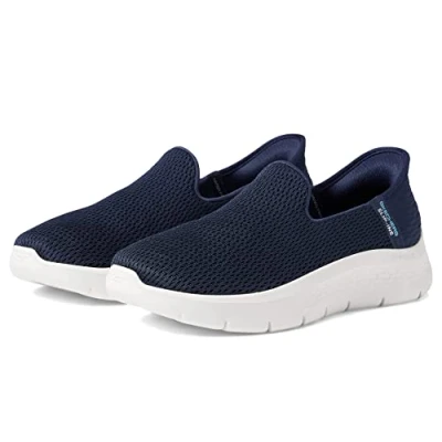 Bild av Skechers Performance GO WALK FLEX SLIP IN Promenadskor, Storlek: 35, Navy Textil