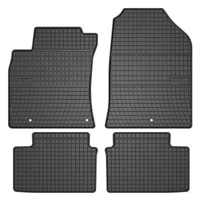 Bild av FROGUM 547884 Ensemble de tapis sol Caoutchouc avant et arrière 4 noir Sur mesure