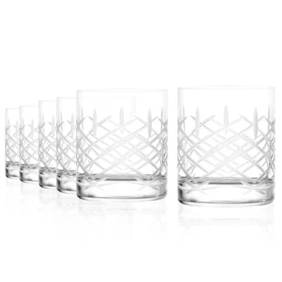 Bild av Stölzle Lausitz New York bar klubb whiskyglas set om 6 / 320 ml kapacitet/ädla av högkvalitativt kristallglas/whiskyglas set, diskmaskinssäkra