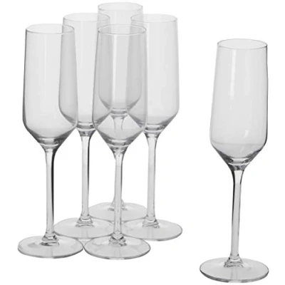 Bild av GALIANO Alpina champagneglas 220 ml 6 stycken transparent
