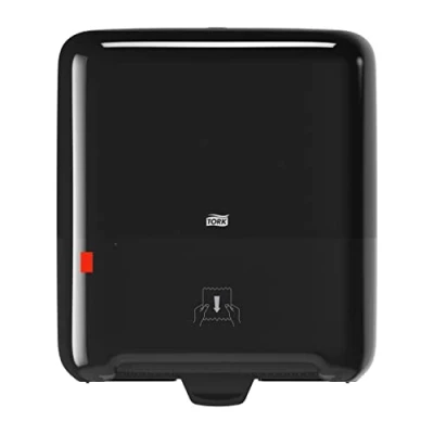 Bild av Tork Matic Dispenser för handdukar på rulle 551008 H1 pappershandduk dispenser, utmatning av en handduk i taget, LED refillindikator, svart
