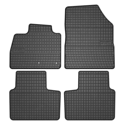Bild av FROGUM 401631 Ensemble de tapis sol Caoutchouc avant et arrière 4 noir Sur mesure RENAULT: Scénic IV