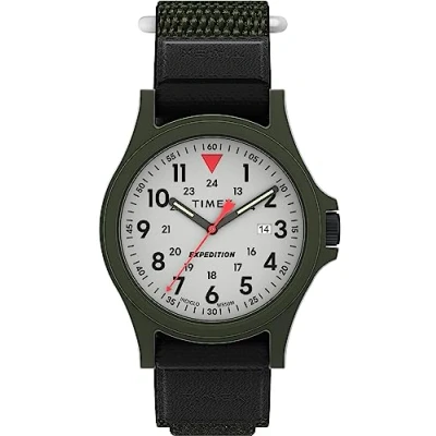 Bild av Timex män analog klocka med en tygrem expedition Acadia, Svart, Stilren