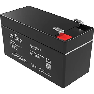Bild av Offgridtec® 1,2 Ah 12 V blybatteri AGM cykelfast USV ersättning VRLA batteri