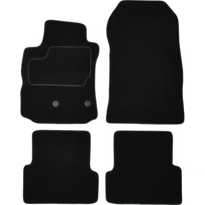 Bild av MAMMOOTH A041 RNT380 PRM 01 Ensemble de tapis sol Textile avant et arrière 4 noir RENAULT: CLIO 4, 3, Captur