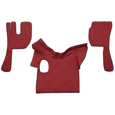 Bild av F CORE FL12 RED Ensemble de tapis sol Similicuir avant 3 Rouge