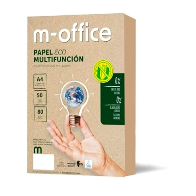 Bild av Återvunnet din A4 papper, 80 g foliepaket, kopierings och skrivarpapper, 1 förpackning med 50 ark A4, 100% återvunnet m office (50 ark)