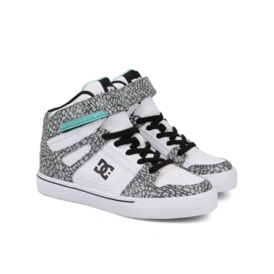 Bild av DC Shoes Pure Hi SE barnskor, Vit, grå, svart, 34.5 EU