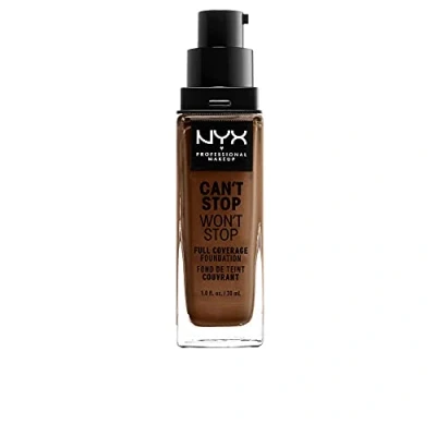 Bild av NYX Professional Makeup Can&#039;t Stop Won&#039;t Full Coverage Foundation Cocoa 30 ml