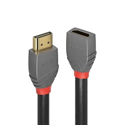 Bild av Lindy 36475, 0,5 m, HDMI Typ A (standard), 3D kompatibilitet, 18 Gbit/s, Svart