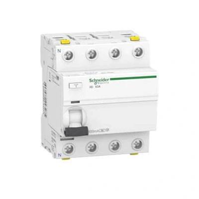 Bild av Schneider Elektrisk felströmsbrytare ACTI9 iID, 4P, 63A, 300mA, typ A, A9Z24463