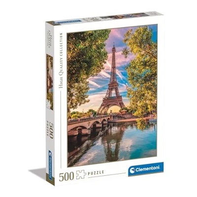 Bild av Clementoni Pussel Along The SeIne 500 Bitar För Vuxnas 14 99 år, 35524
