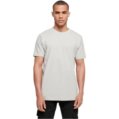 Bild av Build Your Brand T shirt för män, rund hals, basic topp finns i många färger, storlek XS 5XL, Lightasfal, L