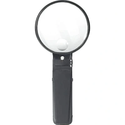 Bild av TOOLCRAFT 821010 Standerlup Forstørrelsesfaktor: 2 x, 4 x Linsestørrelse: (Ø) 88 mm