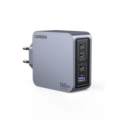 Bild av UGREEN Nexode Pro USB C laddare 160W GaN Mini strömförsörjning 4 ports snabbladdare PD3.1 Kompatibel med MacBook Pro/Air, iPad, iPhone 15 Max, Galaxy S23 Ultra, Dell XPS