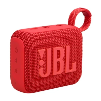 Bild av JBL Go 4 Ultrabärbar Bluetooth högtalare med stort Pro ljud, ett kraftfullt bas Playtime Boost funktion, vatten och dammtät design, röd