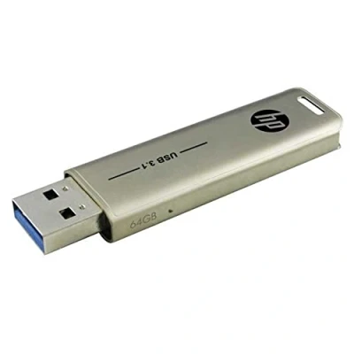 Bild av HP clé USB en métal, 256 go/64 go/128 go, 3.1, petite USB, dispositif de stockage, disque U, Mini
