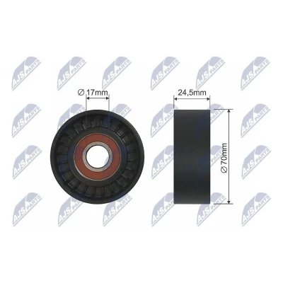 Bild av NTY RNK VV 003 Poulie Tendeur VOLVO: S60 I, V70 2, I